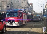 Wypadek w Katowicach. Zderzyły się tramwaje. Są ranni w wypadku przy Galerii Katowickiej