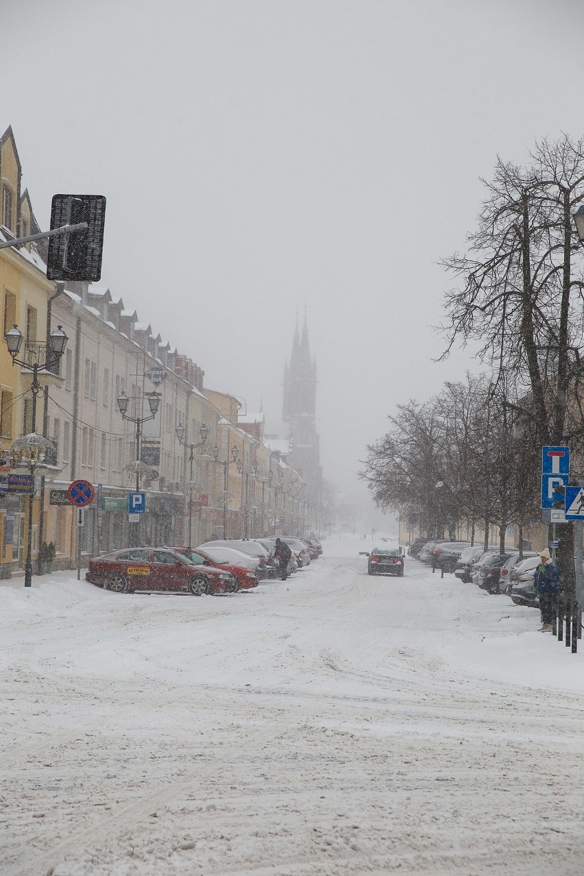 Zima 2017 w Białymstoku. Sypnęło śniegiem. Mrozy też wracają