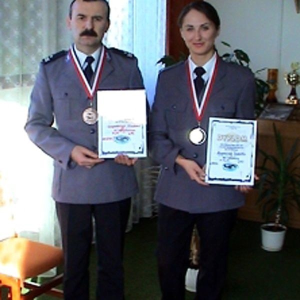 W Szczytnie podinspektor Sławomir Gospodarczyk i Dorota Zygmunt pokazali klasę.