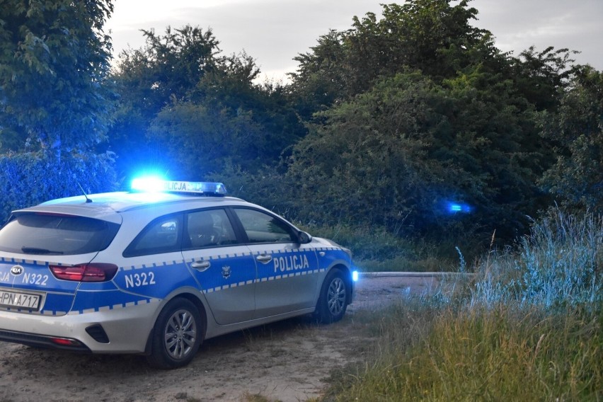 Pożar pustostanu w pobliżu ulicy Słonecznej w Gościcinie...