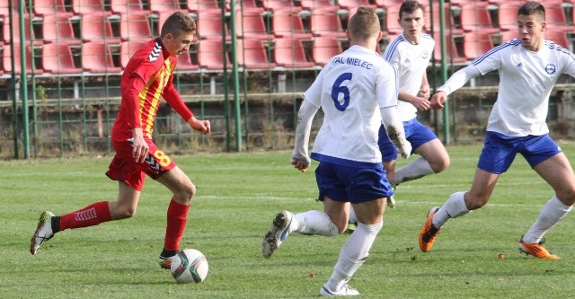 Wiktor Długosz zdobył dwa gole dla Korony. 