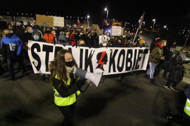 Wrocławski Strajk Kobiet, demonstracja.