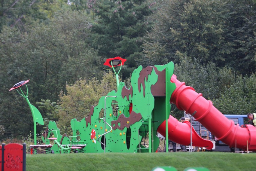 Nowy plac zabaw w Parku Śląskim