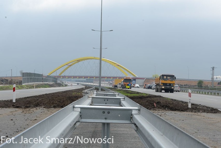 Autostrada A1 do Łodzi przed otwarciem