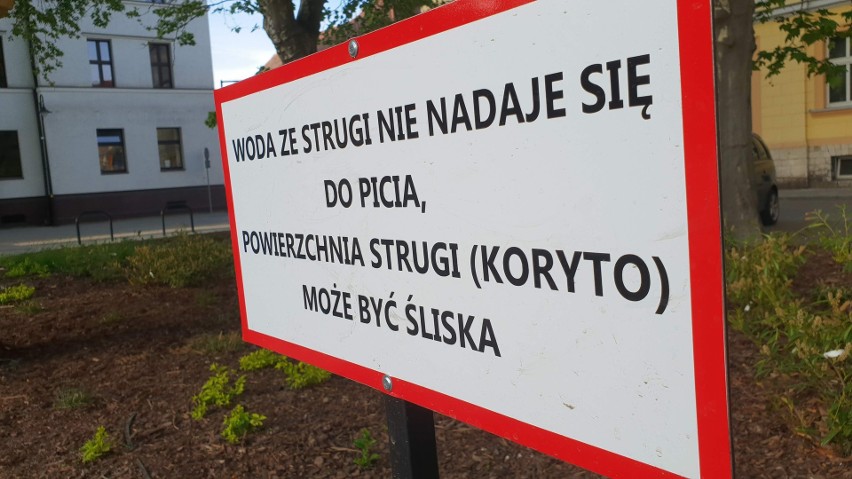 Tak prezentuje się "Wierna rzeka" na Placu Żeromskiego w...