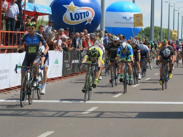 Finisz pierwszego etapu Wyścigu Solidarności i Olimpijczyków wygrał Johim Ariesen.
