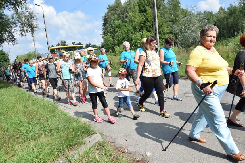 Marsz nordic walking w Zawierciu