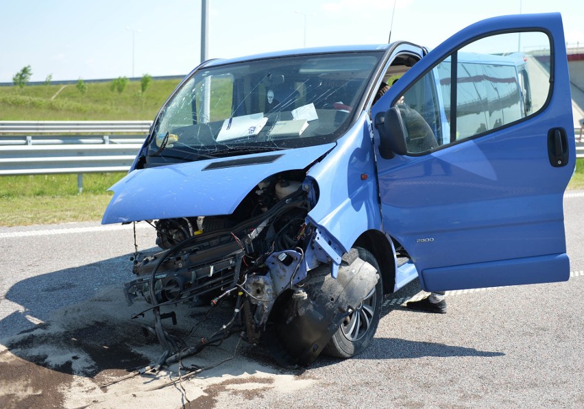 Do wypadku doszło we wtorek około godz. 9 na autostradzie...