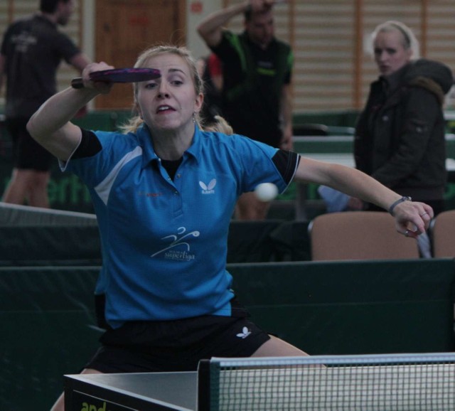 Magdalena Sikorska z Wałkuskich Łomża zdobyła srebrny medal w mikście MP w tenisie stołowym
