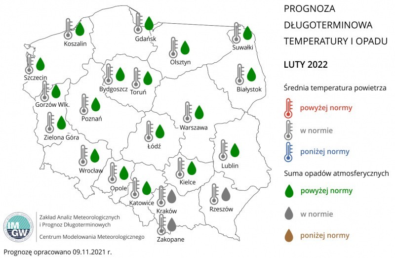 Sprawdź mapy pogodowe na tegoroczną zimę