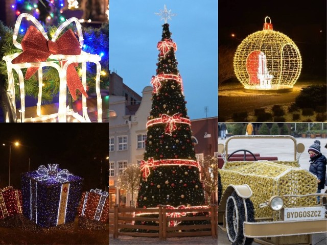 Zobaczcie świąteczne iluminacje na ulicach miast w województwie kujawsko-pomorskim>>>>>>>>