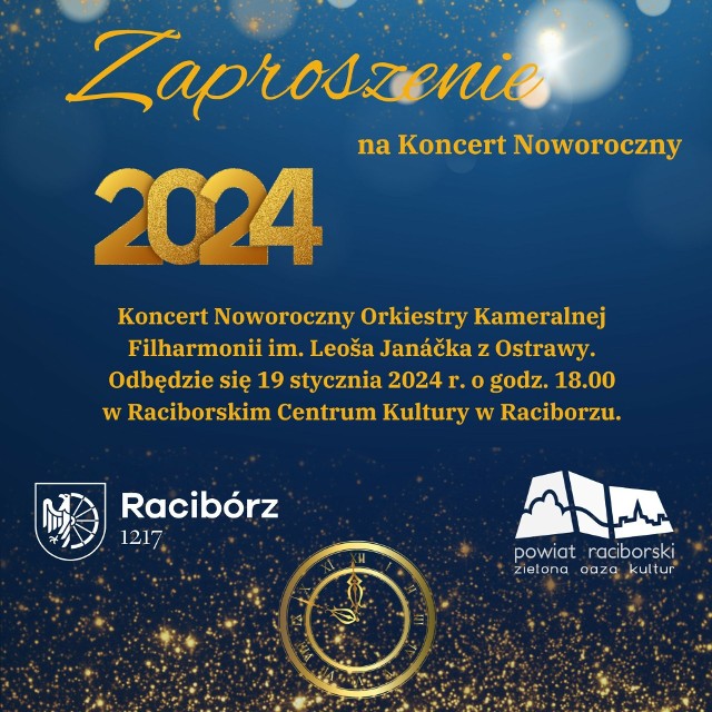 Koncert Noworoczny już 19 stycznia w raciborskim Centrum Kultur!