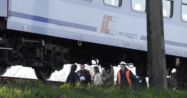 Wypadek na torach w Słupsku.