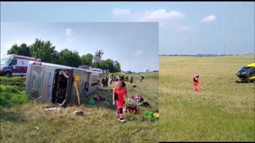 Wypadek na trasie Olsztyn - Szczytno.  Wśród poszkodowanych...