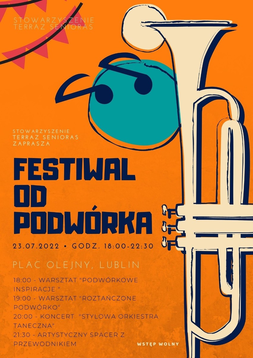 Lublin. "Festiwal od Podwórka". Warsztaty, koncert i artystyczny spacer