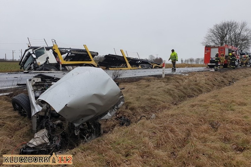 Tragiczny wypadek na DK 11 w Gołkowicach.