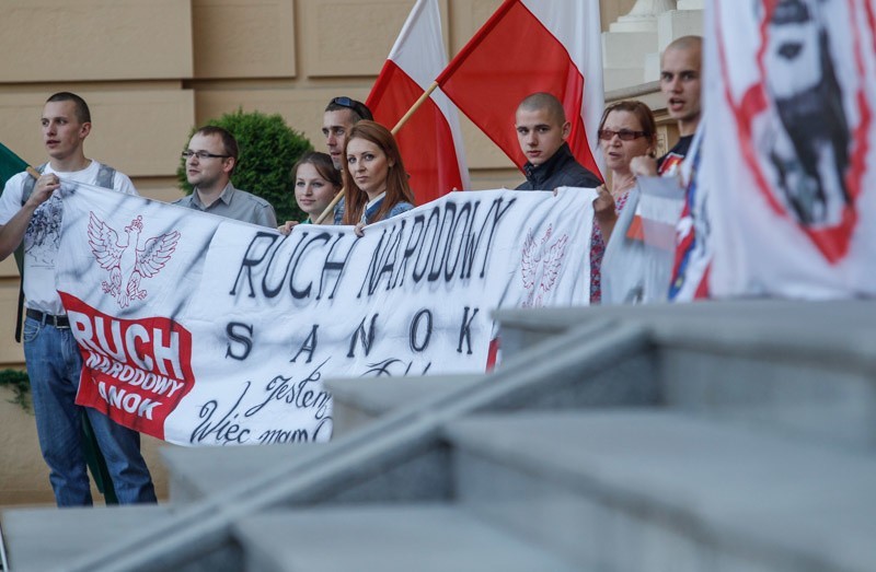 Protest narodowców w Rzeszowie.