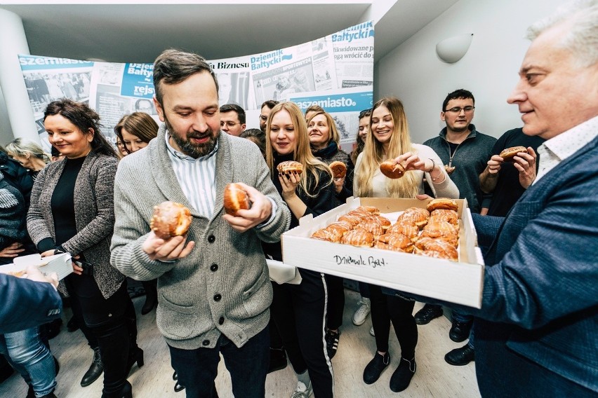 Tłusty Czwartek w Redakcji "Dziennika Bałtyckiego". Najlepsze życzenia dla Czytelników z okazji słodkiego święta! Tak było dziś u nas