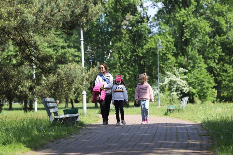 Park Kościuszki w Katowicach w sobotę 16 maja wypełnił się...