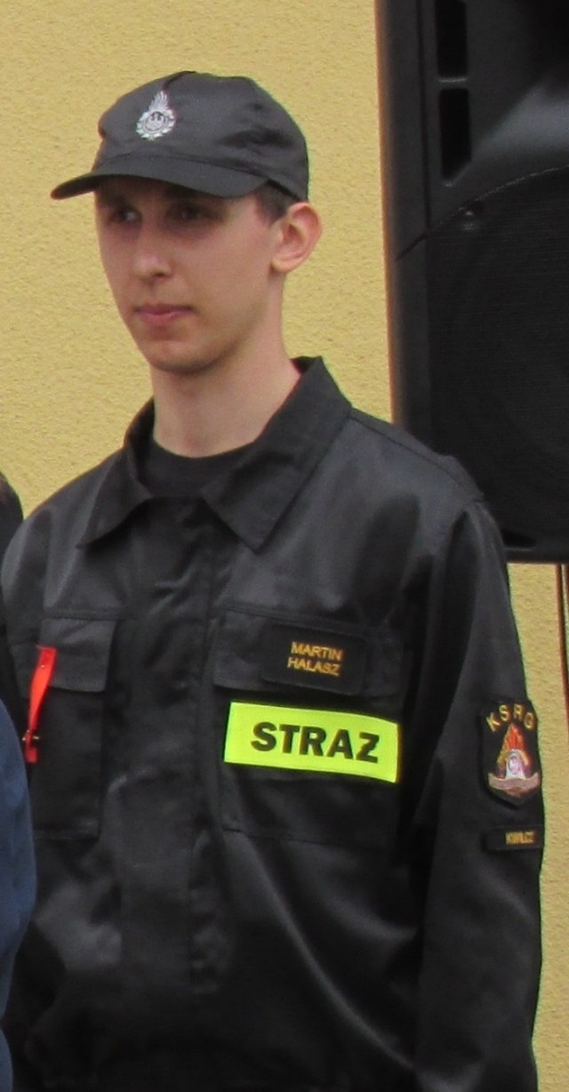 Martin Halasz z OSP Kwilcz to zwycięzca w plebiscycie na Najpopularniejszego Strażaka Ochtnika