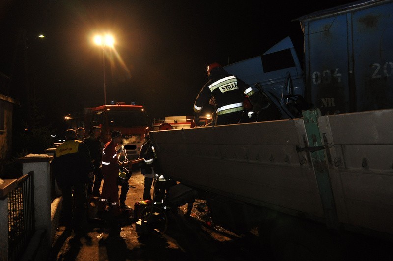 Wypadek pod Szczecinkiem. Zderzyły się dwa tiry