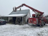 Borsukówka. Pożar domu gasiło sześć zastępów straży (zdjęcia)