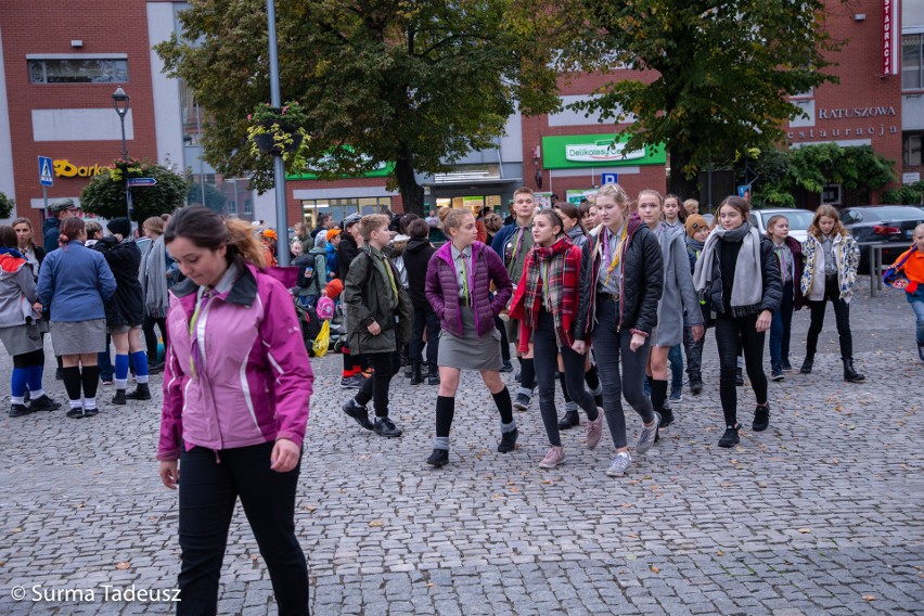 Apel rozpoczynający biwak Hufca ZHP Stargard im. hm. J. Dąbrowskiego [ZDJĘCIA]