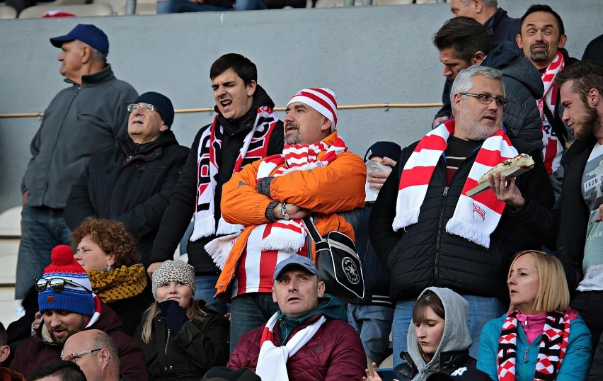 Kibice Cracovii na meczu z Górnikiem Zabrze