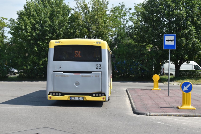 Autobus linii SŁ w Olkuszu