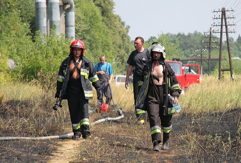 Grudziądz: Pożar w Lesie Rudnickim
