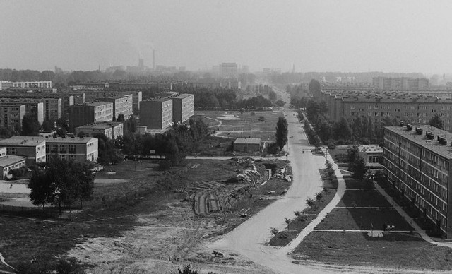 Widok na osiedle Chemików w Oświęcimiu