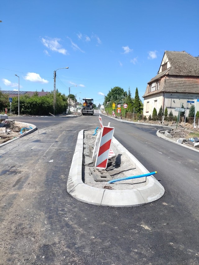 Zakończenie remontu ulicy Kresowej w Gubinie coraz bliżej.