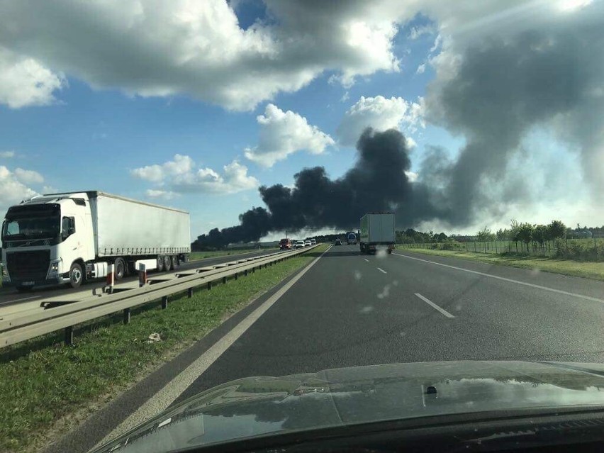 Pożar hali w Zakrzewie