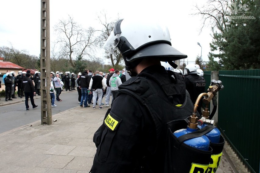 Kibice z Warszawy dotarli do Szczecina około godz. 16.30