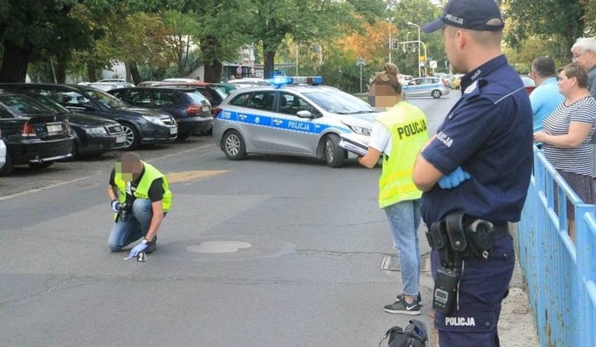 11 września 2018 roku. Po napadzie na bank przy Legnickiej...