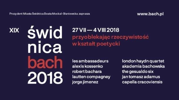 Festiwal Bachowski otwarcie już w piątek 27 lipca!!!