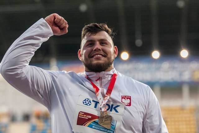 Konrad Bukowiecki pchnięcie kuląrekord świata, Konrad Bukowiecki, mistrzostwa świata w lekkiej atletyce