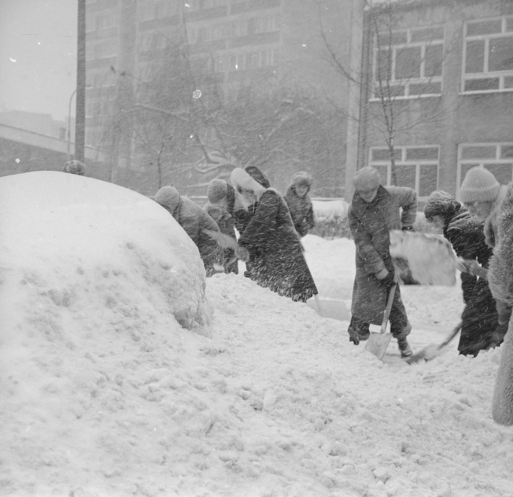 Zima stulecia 1978/1979 rozpoczęła się w sylwestrową noc ZDJĘCIA ARCHIWALNE