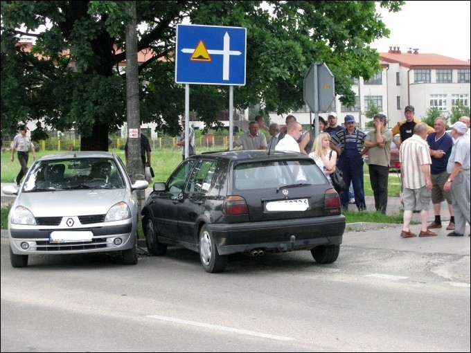 Kolizja na Sikorskiego