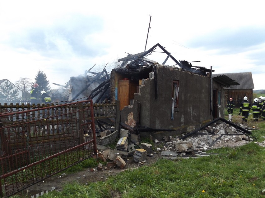 Pałęgi: Wybuch gazu w gminie Mniów. Jedna osoba ranna