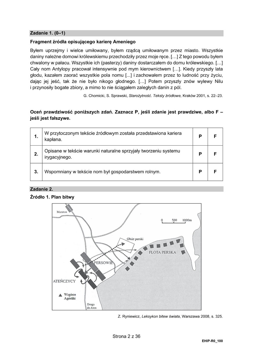 Matura próbna 2021. Historia poziom rozszerzony arkusze CKE....