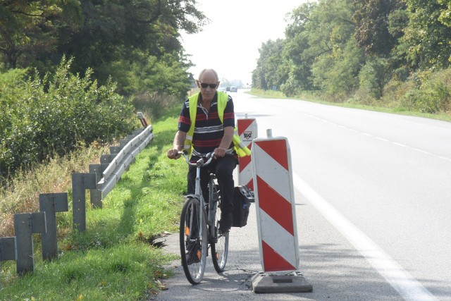 Rowerzyści nie mogą doczekać się aż ścieżka rowerowa będzie gotowa. Pomysł ten popiera także Ryszard Kisielow 