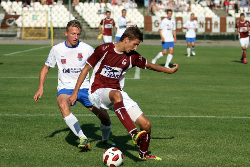 Mecz Garbarnia - Pogoń, rozegrany 14 sierpnia 2011 roku na...