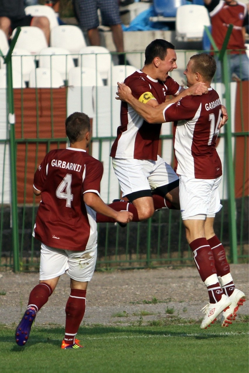 Mecz Garbarnia - Pogoń, rozegrany 14 sierpnia 2011 roku na...