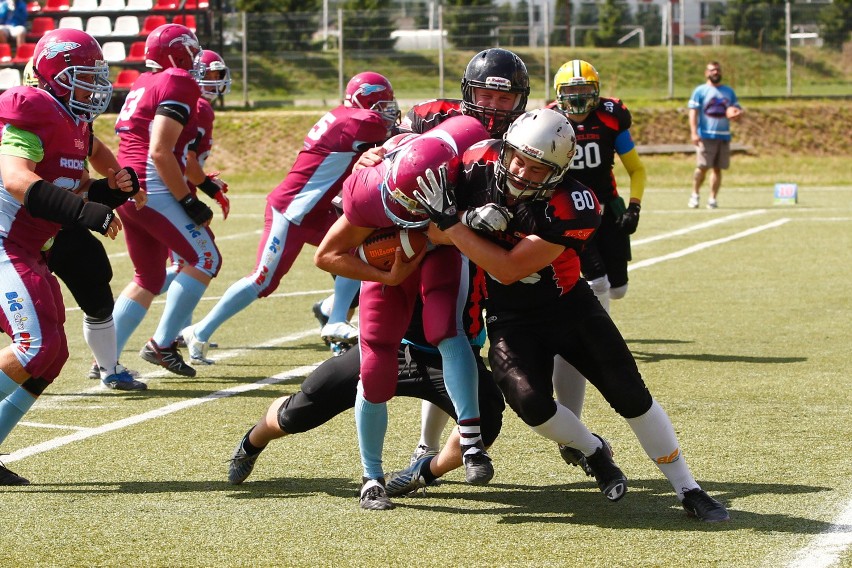 Rzeszów Rockets - Zagłębie Steelers 55:0.