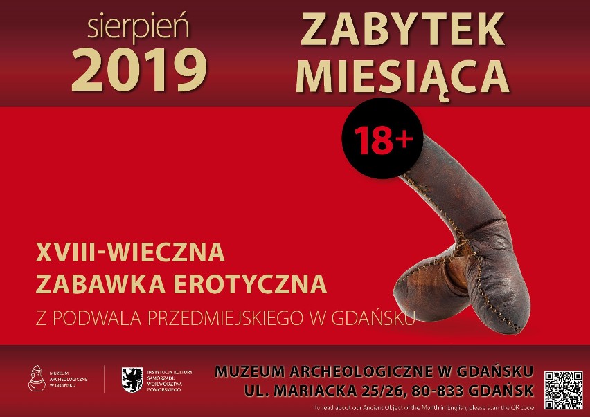 Zabytkowe dildo odnalezione przez archeologów w centrum Gdańska. Pochodzi z XVIII w. i jest jedynym takim na świecie!