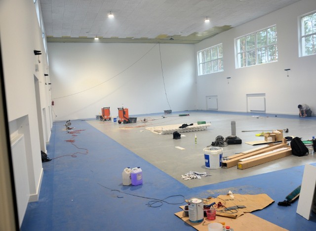 Nowa sala gimnastyczna w Stąporkowie będzie już wkrótce gotowa.