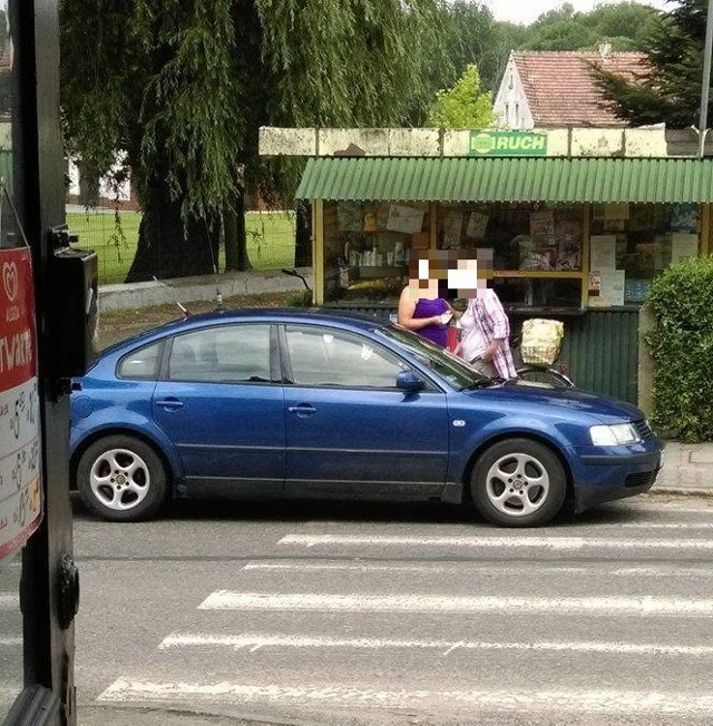 Ten autodrań został przyłapany w Wymiarkach.