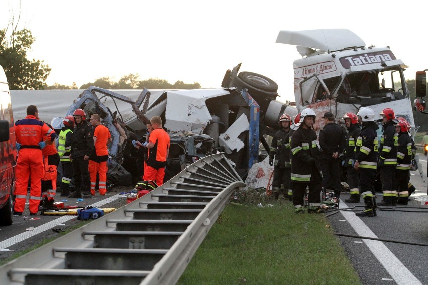 Do wypadku doszło w lipcu 2015 na A4 na wysokości Oławy