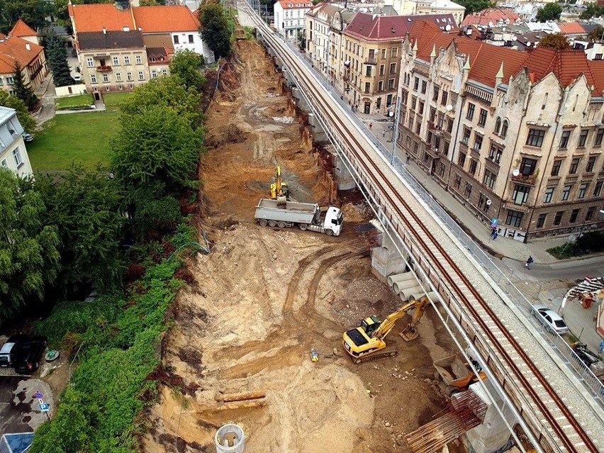 Kraków. Mieszkańcy Grzegórzek mają już dość konsultacji w sprawie zagospodarowania terenu pod estakadami kolejowymi. Chcą tam zieleni